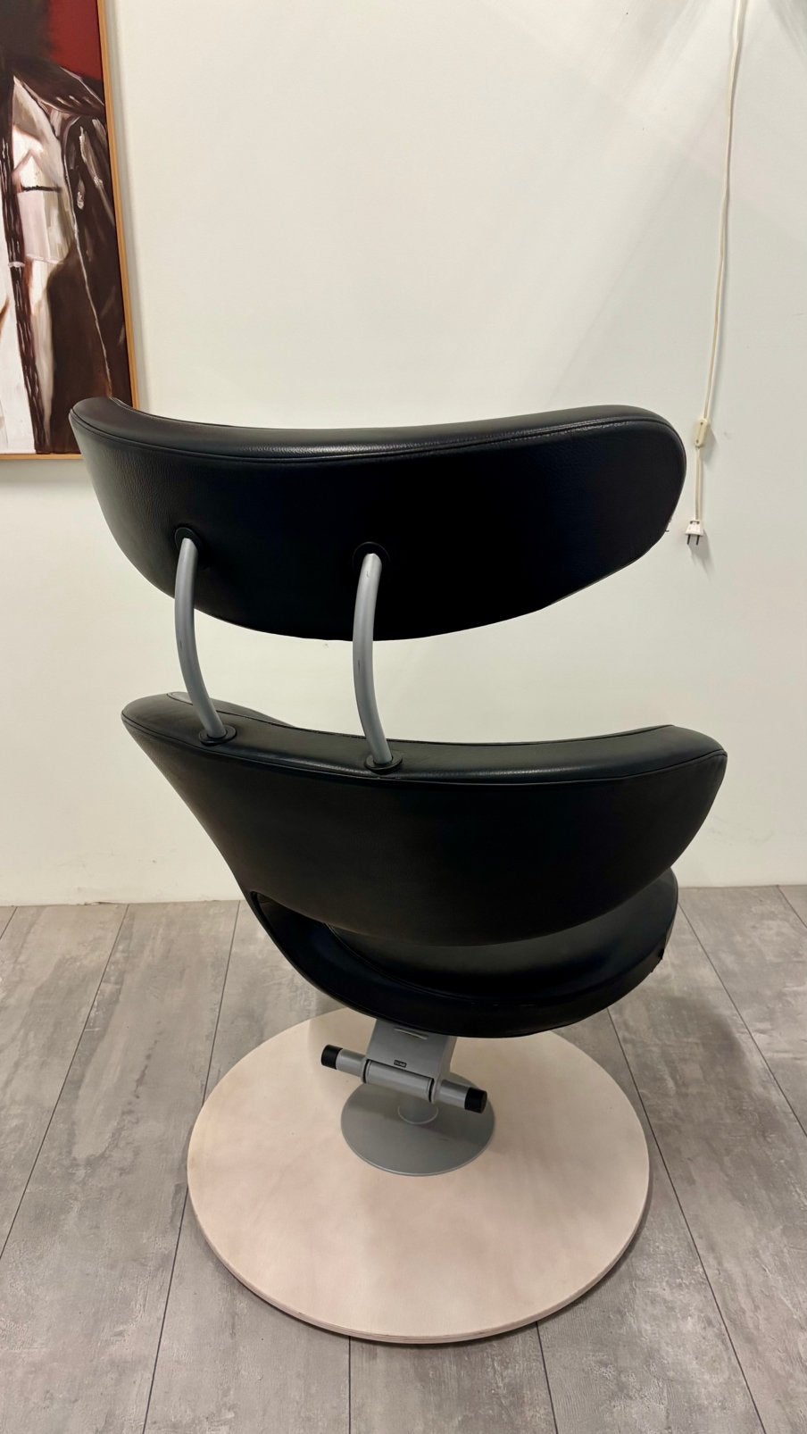 Stokke Varier Peel Fauteuil Zwart Leder, Ophalen, ., ., .
