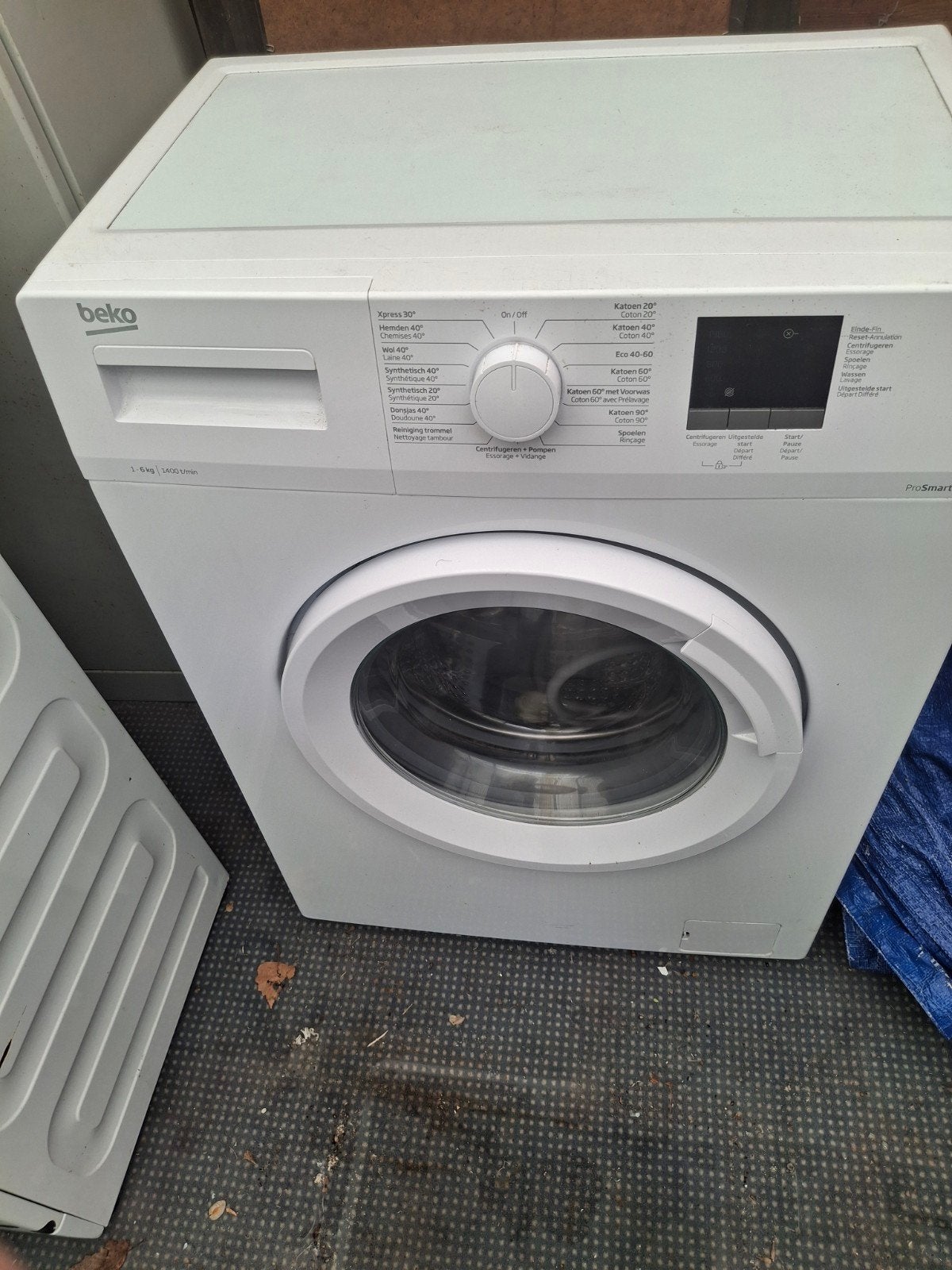 wasmachine Beko 6 kg, Gebruikt, Minder dan 85 cm, Ophalen of Verzenden, 1200 tot 1600 toeren