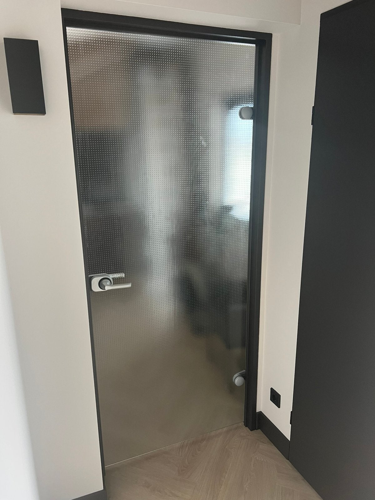 2 x luxe glazen deur Bruynzeel voor opdek kozijn 211,5 x 88, Ophalen, Binnendeur, 200 tot 215 cm, Glas