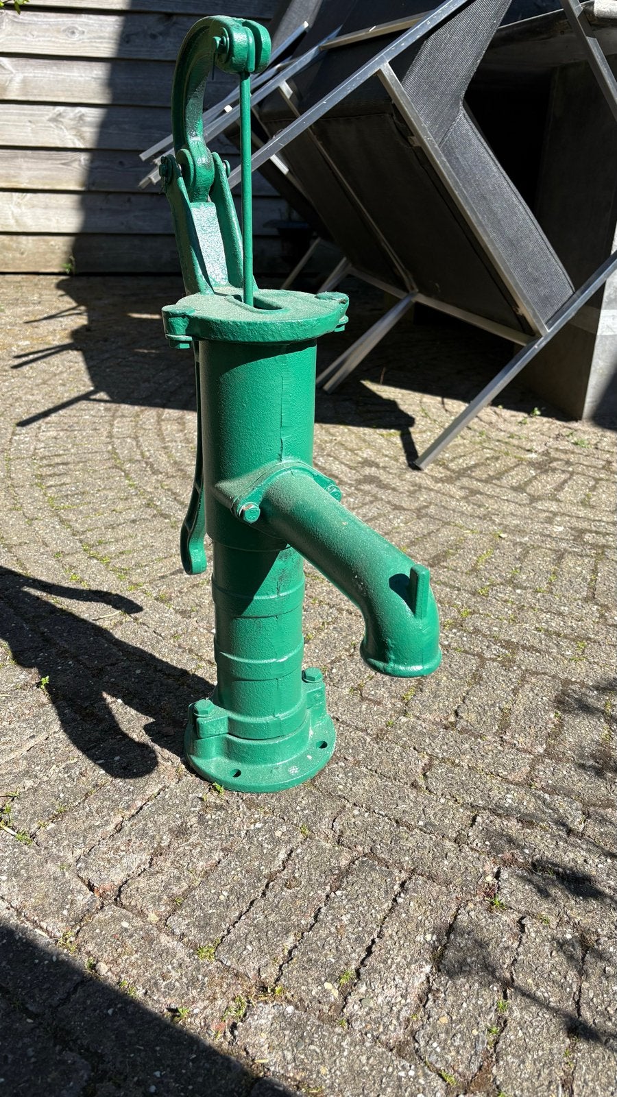 Nieuwe handwaterpomp - Groen gietijzer, Tuin en Terras, Verzenden, Nieuw, Handmatig, Bronpomp