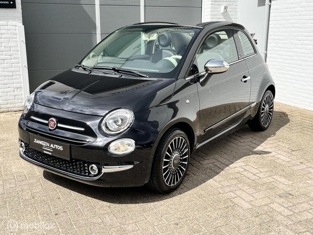 Fiat cabrio 0,9 lounge 16 inch Navi Pdc Leder bekleding, Auto's, Fiat, Voorwielaandrijving, Gebruikt, Overige modellen, Overige carrosserieën