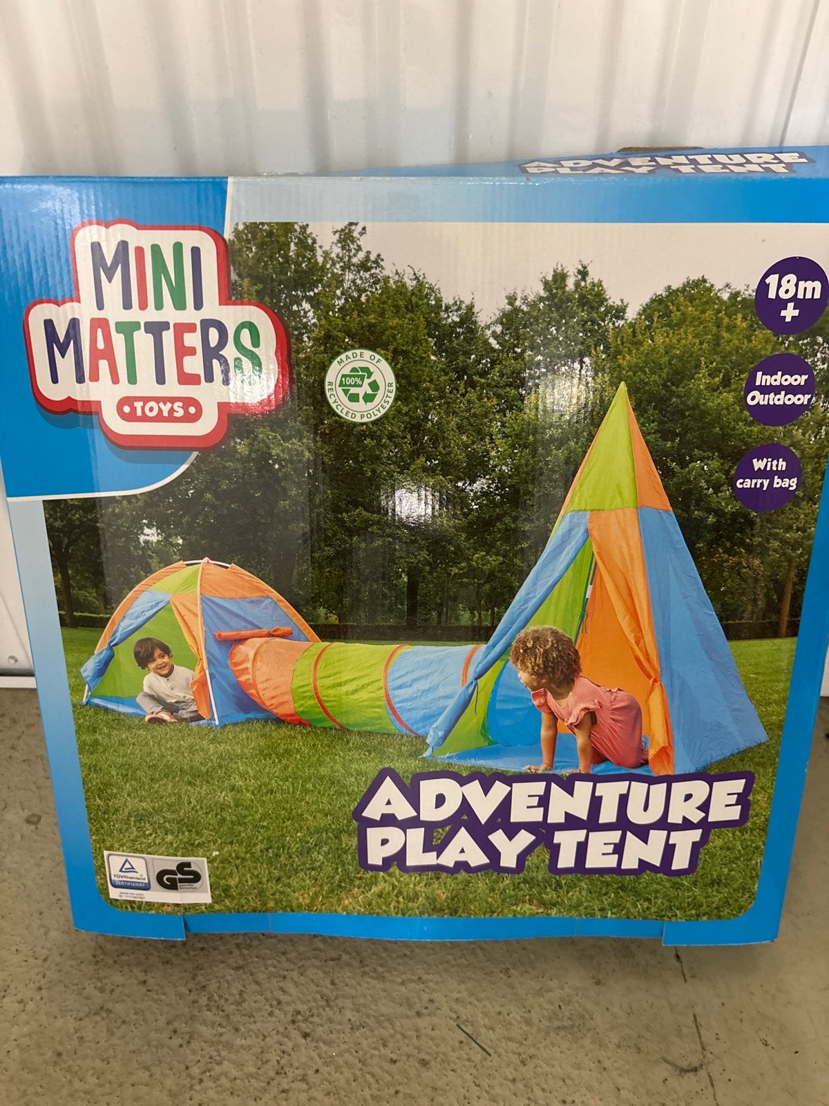 Mini Matters Avontuurlijke Speeltent met Tunnel, Ophalen, Nieuw, Jongen of Meisje