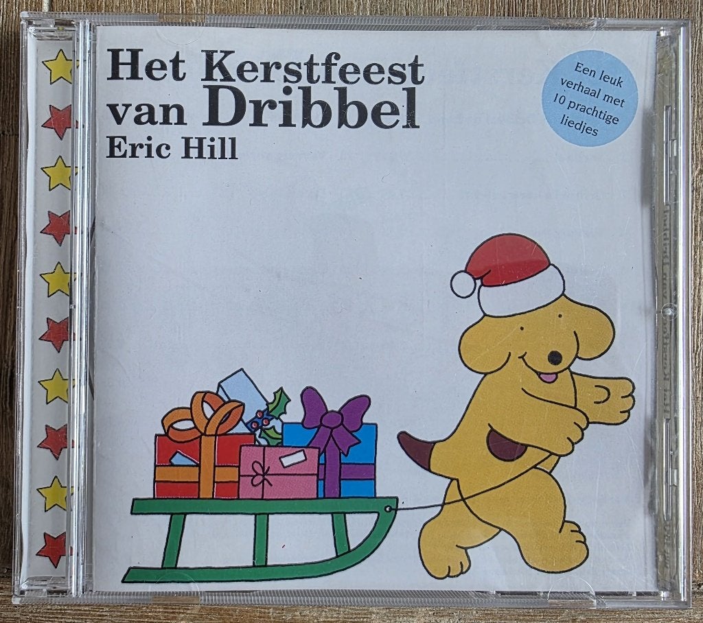 CD Het kerstfeest van Dribbel - Eric Hill - luistercd, Ophalen of Verzenden, Zo goed als nieuw, Luisterboek