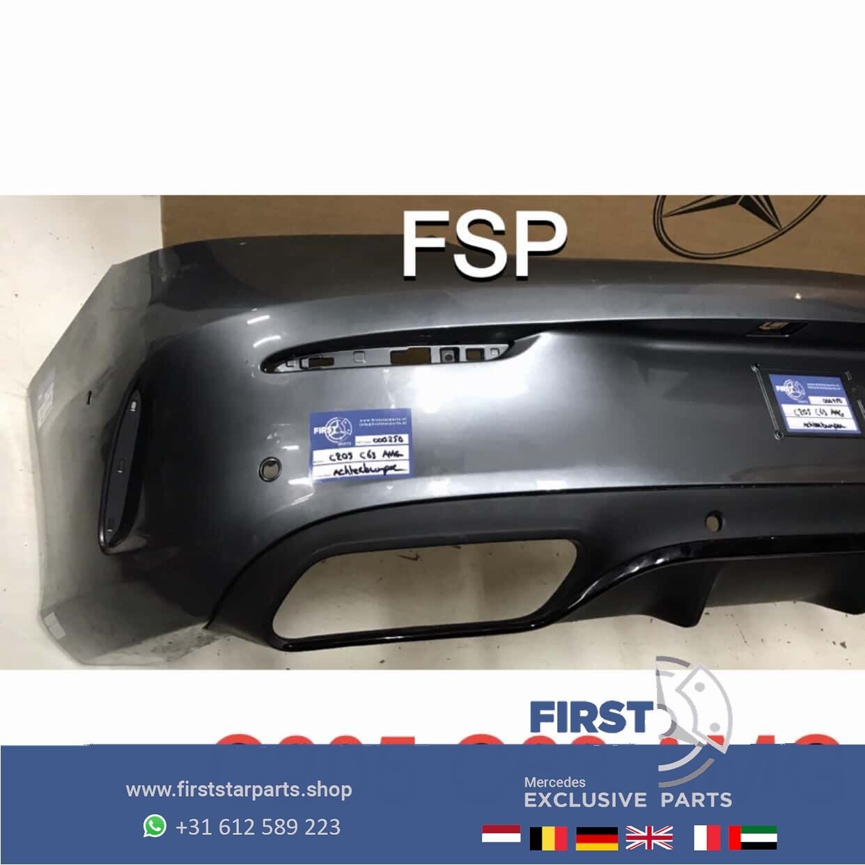 C205 C63 FACELIFT AMG PAKKET Mercedes C Klasse COUPÉ CABRIO, Gebruikt, -, Ophalen of Verzenden, Bumper