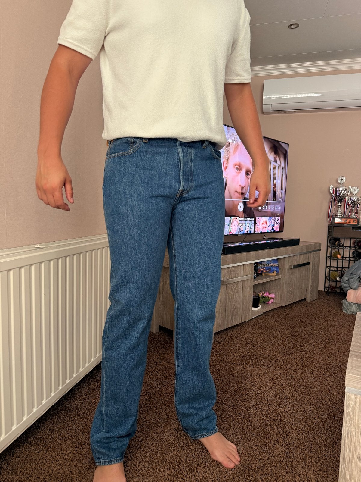 Nieuwe Levi's 501 heren broek W33 L34 met prijskaartjes, Kleding | Heren, Ophalen of Verzenden, Nieuw, Blauw, W33 - W34 (confectie 48/50)