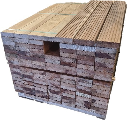 Vlonderplanken hardhout 4.0x14.0 cm aanbieding, Ophalen, Nieuw, Hout