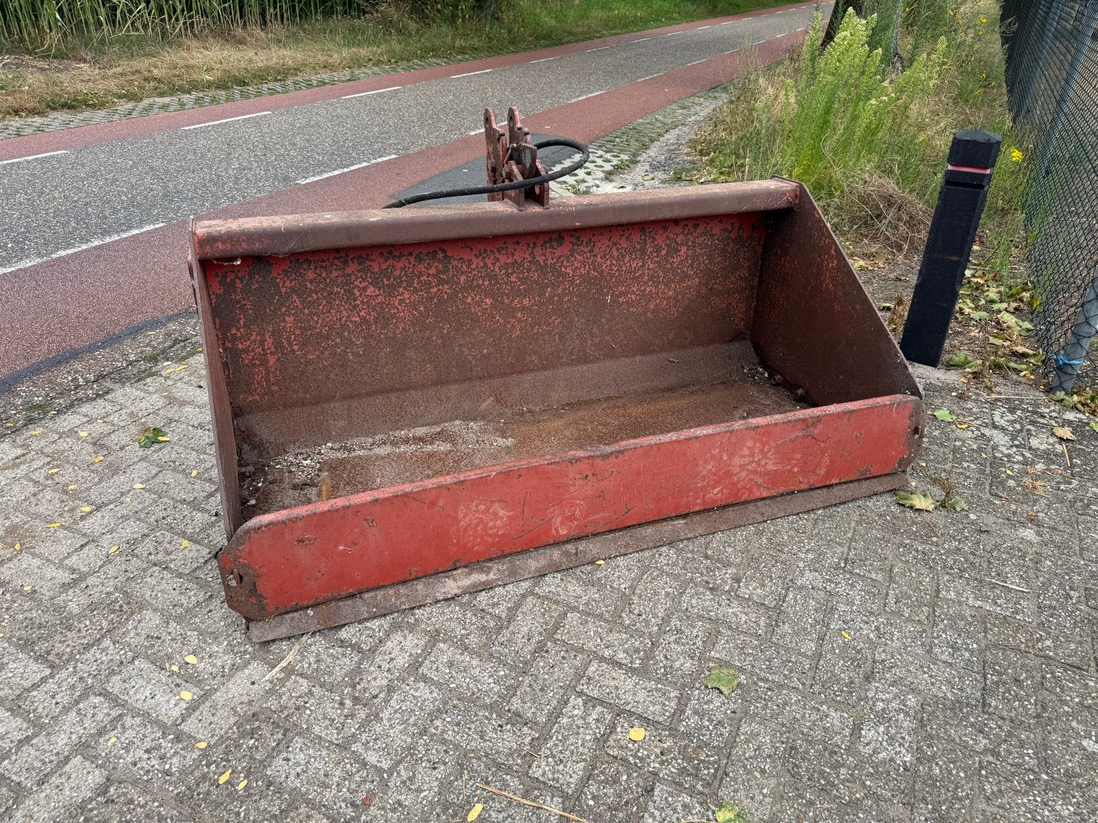 Gebruikte Hekamp grondbak/schepbak voor tractor 180cm Hydro, Ophalen