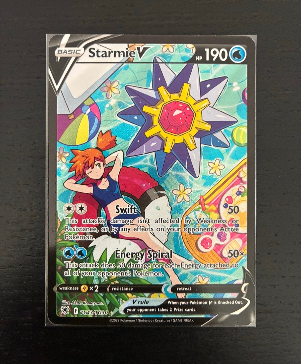 NM Starmie V TG13/TG30 pack-fresh Pokémon Card, Hobby en Vrije tijd, Ophalen of Verzenden, Zo goed als nieuw, Losse kaart, Foil