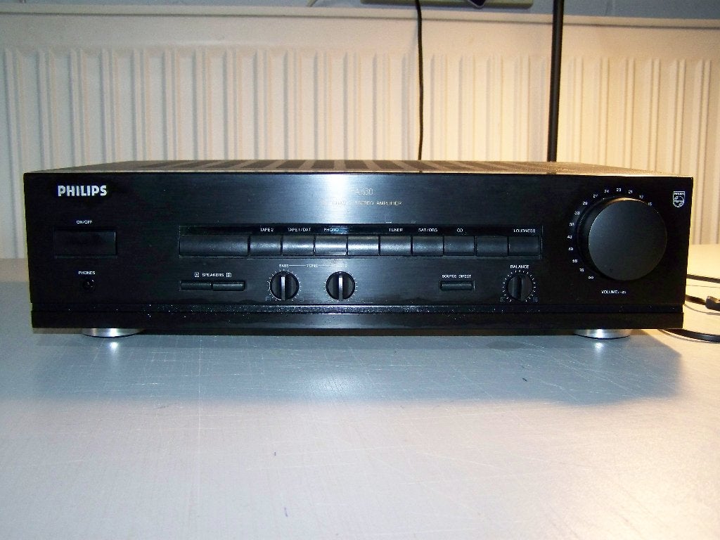 Philips FA630 versterker stereo, Ophalen of Verzenden, Zo goed als nieuw, Minder dan 60 watt, Overige merken