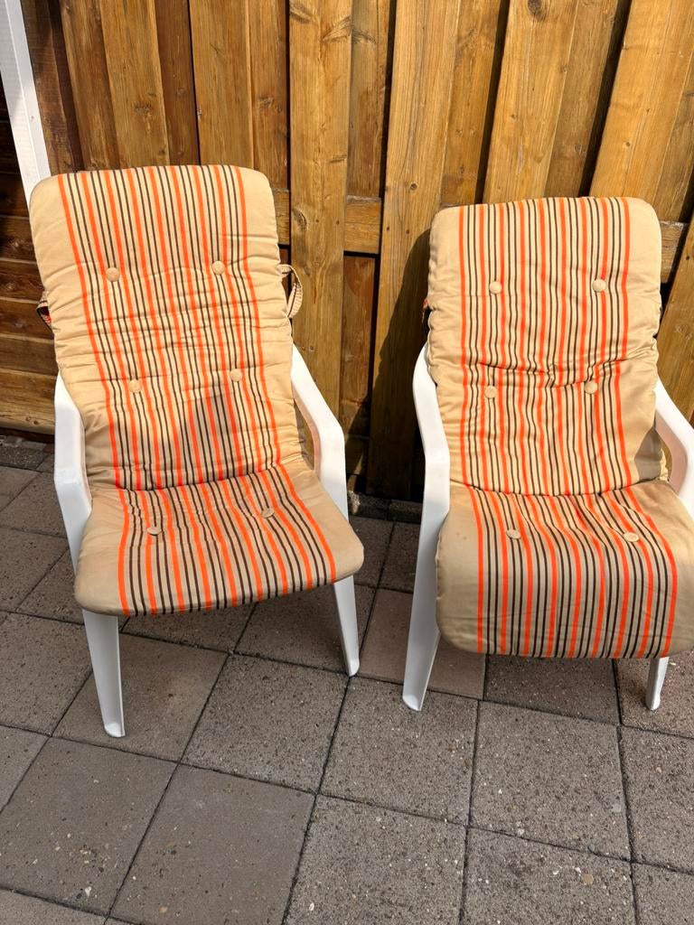 Vintage retro tuinkussens jaren 70/80 stijl ️, Ophalen of Verzenden, Huis en Inrichting