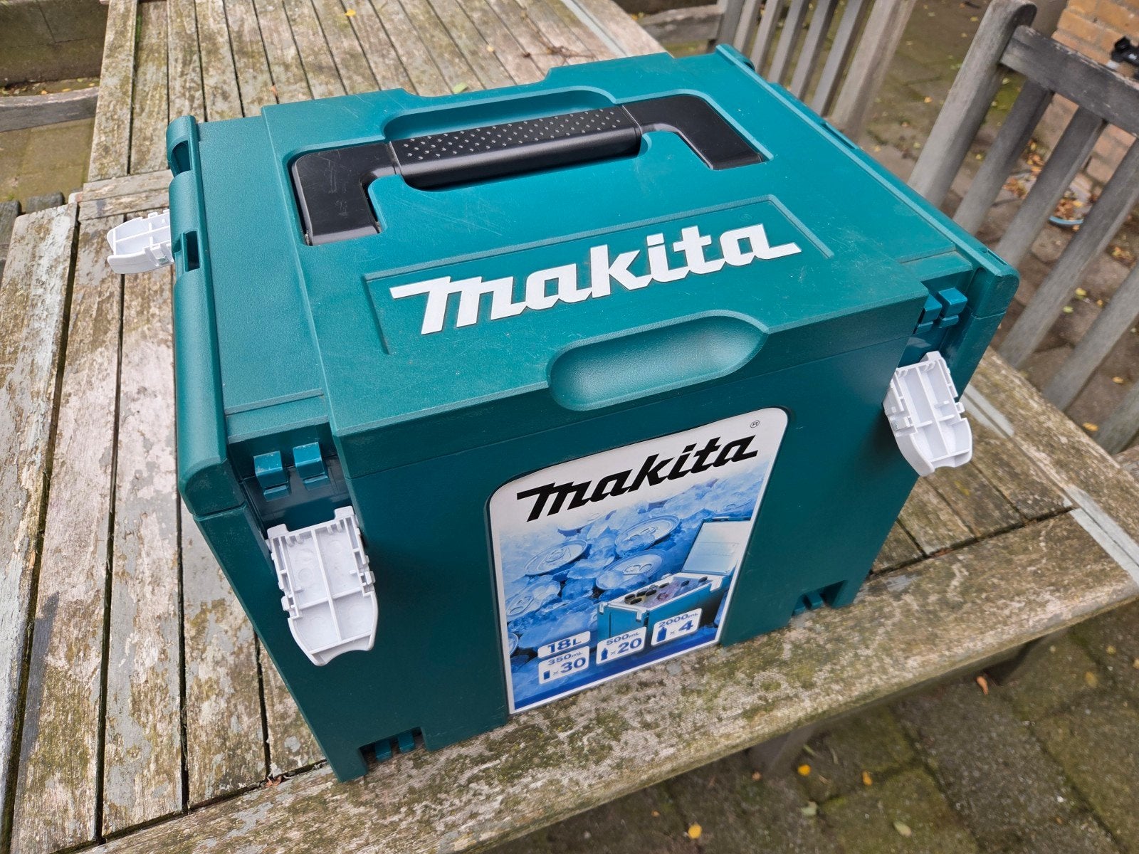 Makita Koelbox 18L - Ideaal voor werk en vrije tijd, Caravans en Kamperen, Ophalen, Zo goed als nieuw, Koelelement