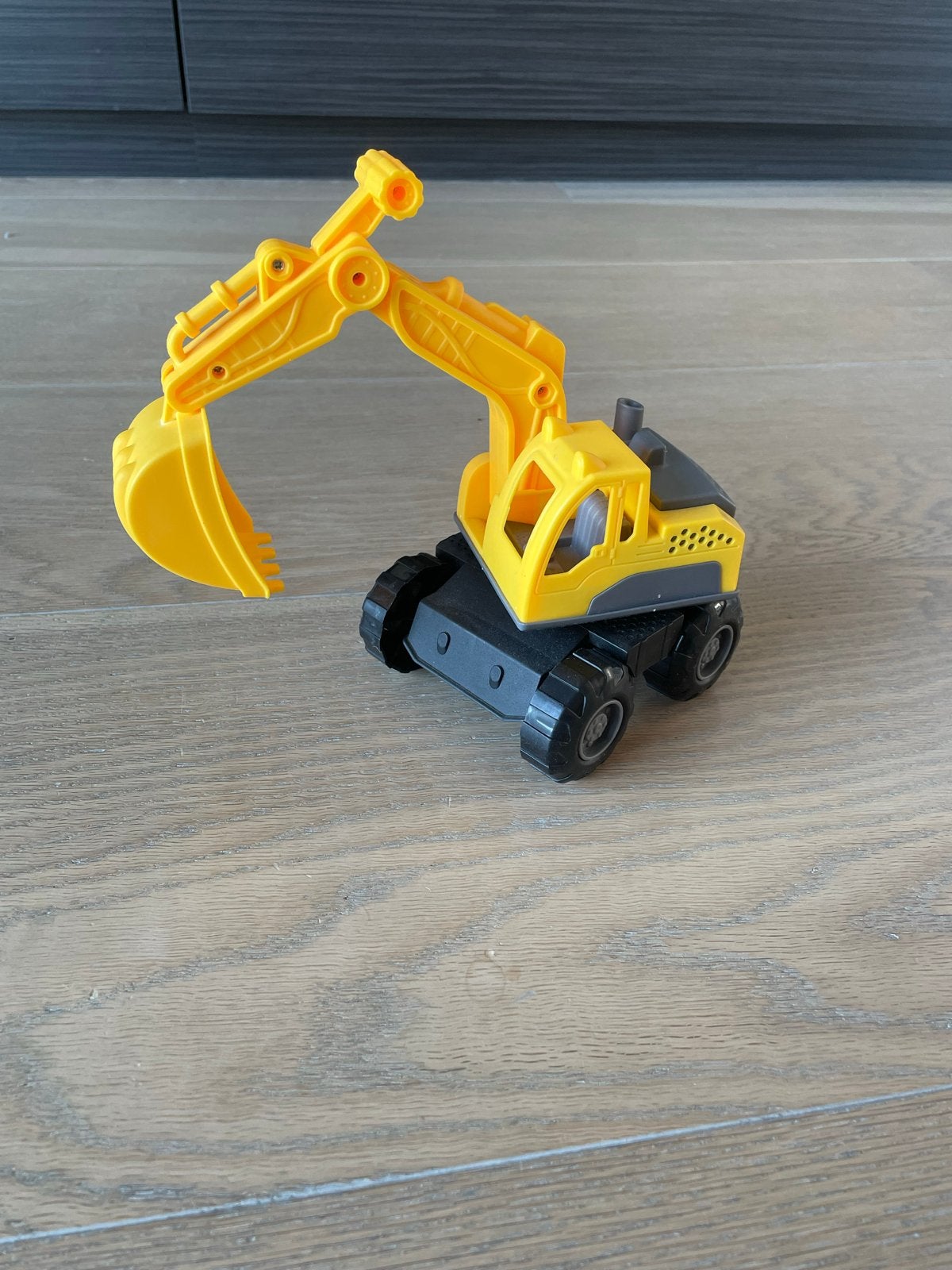 Speelgoed graafmachine - Geel en zwart, Ophalen of Verzenden, Gebruikt