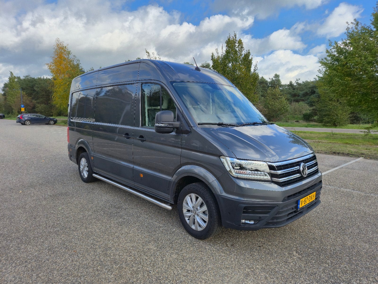Vw Crafter 75 Jahre edition. L3H3 Exclusive, Auto's, Dealer onderhouden, 4 cilinders, 3000 kg, Leder