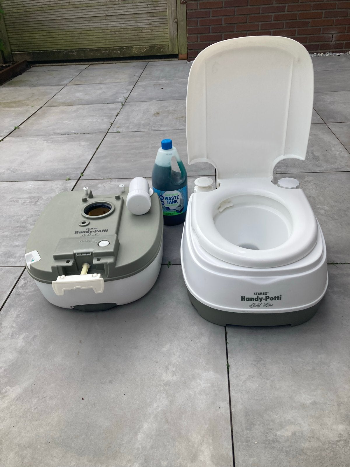 Stimax Handy-Potti Gold Line draagbaar toilet, Caravans en Kamperen, Ophalen, Gebruikt