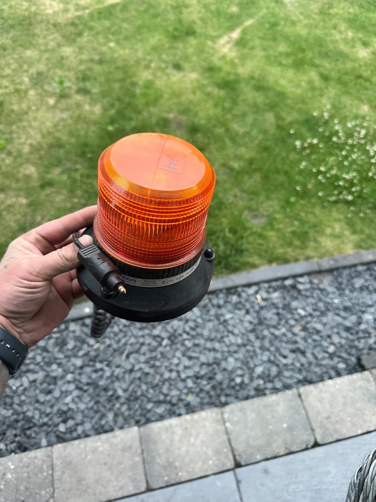 Zwaailamp met magneet 12 volt, Ophalen, Nieuw