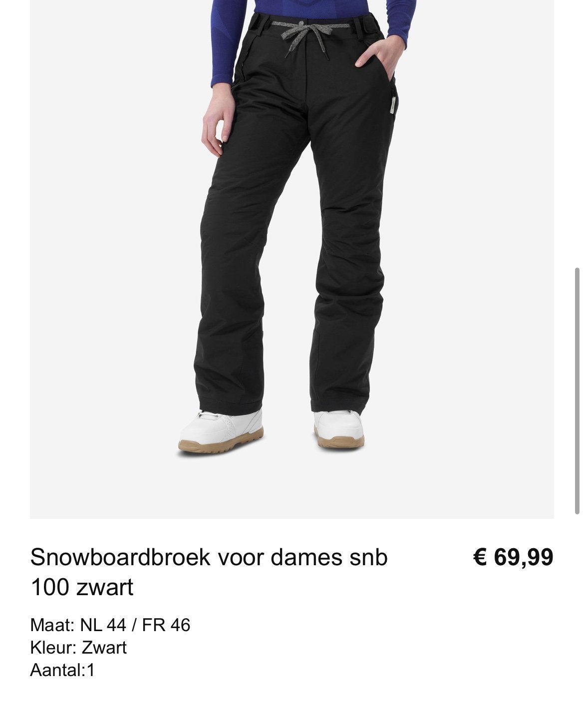 Snowboardbroek dames, Kleding | Dames, Wintersportkleding, Nieuw, Broek, Maat 46/48 (XL) of groter, Ophalen of Verzenden