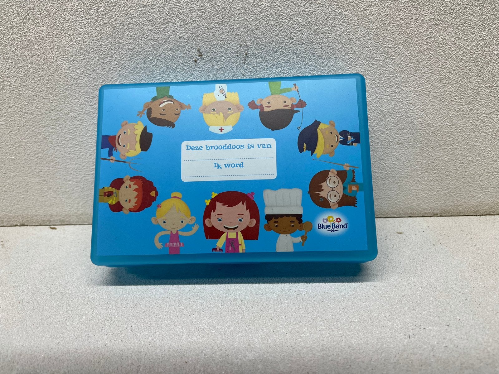 Blue Band Broodtrommel voor Kinderen - Blauw, Verzenden, Zo goed als nieuw