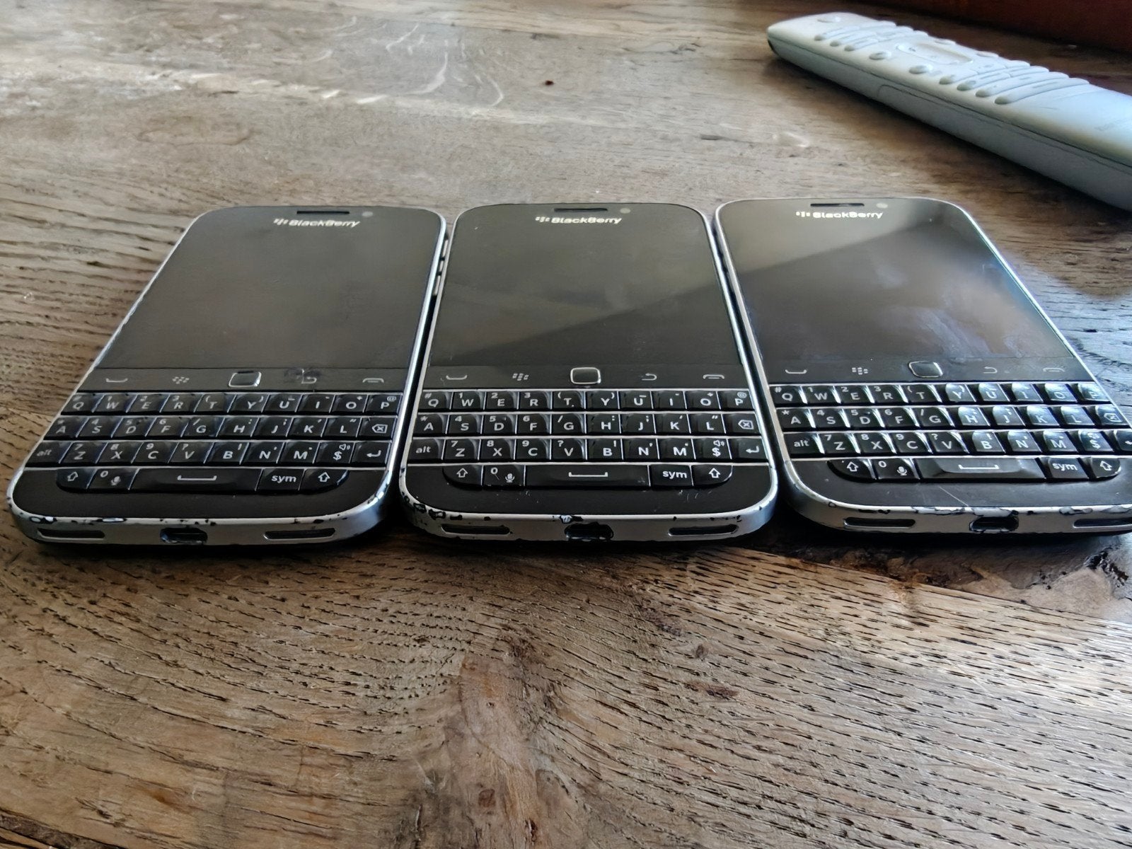 3x BlackBerry Q20 - Zwart - Gebruikt, Gebruikt, Zwart, Touchscreen, Ophalen of Verzenden
