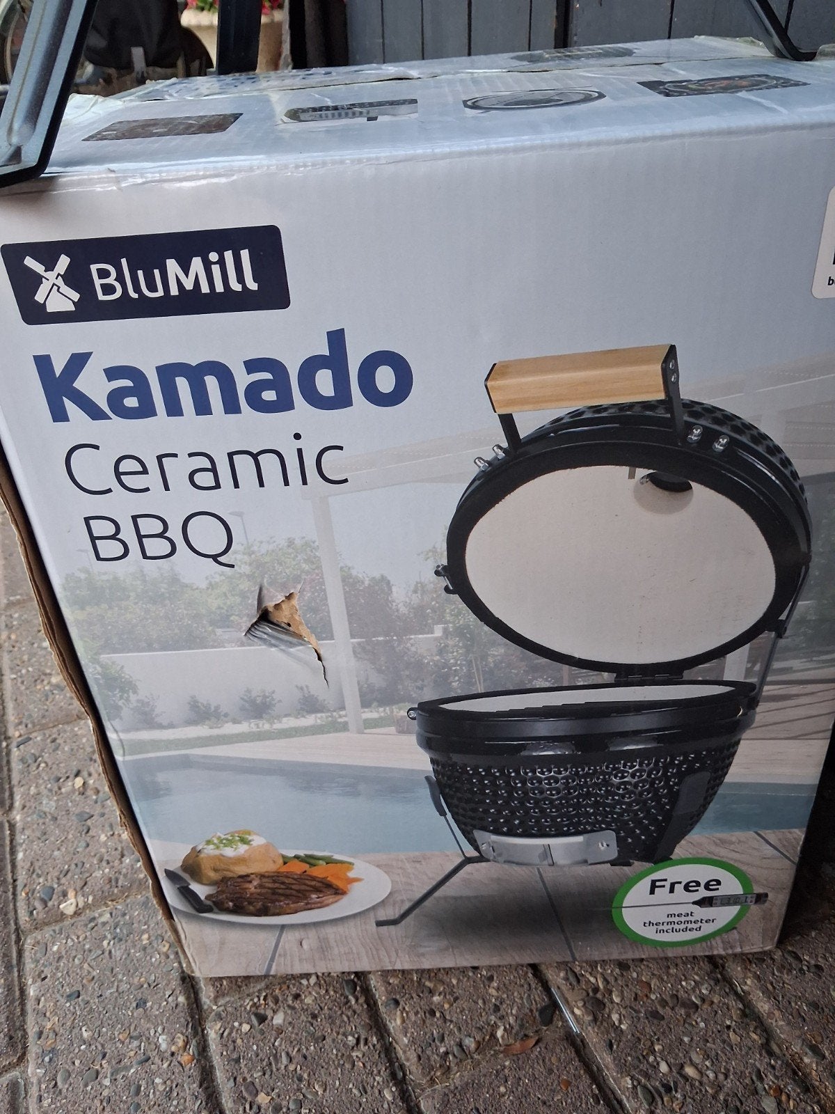 Splinternieuwe BluMill Kamado Ceramic BBQ - Nooit gebruikt!, Ophalen, Nieuw, BluMill