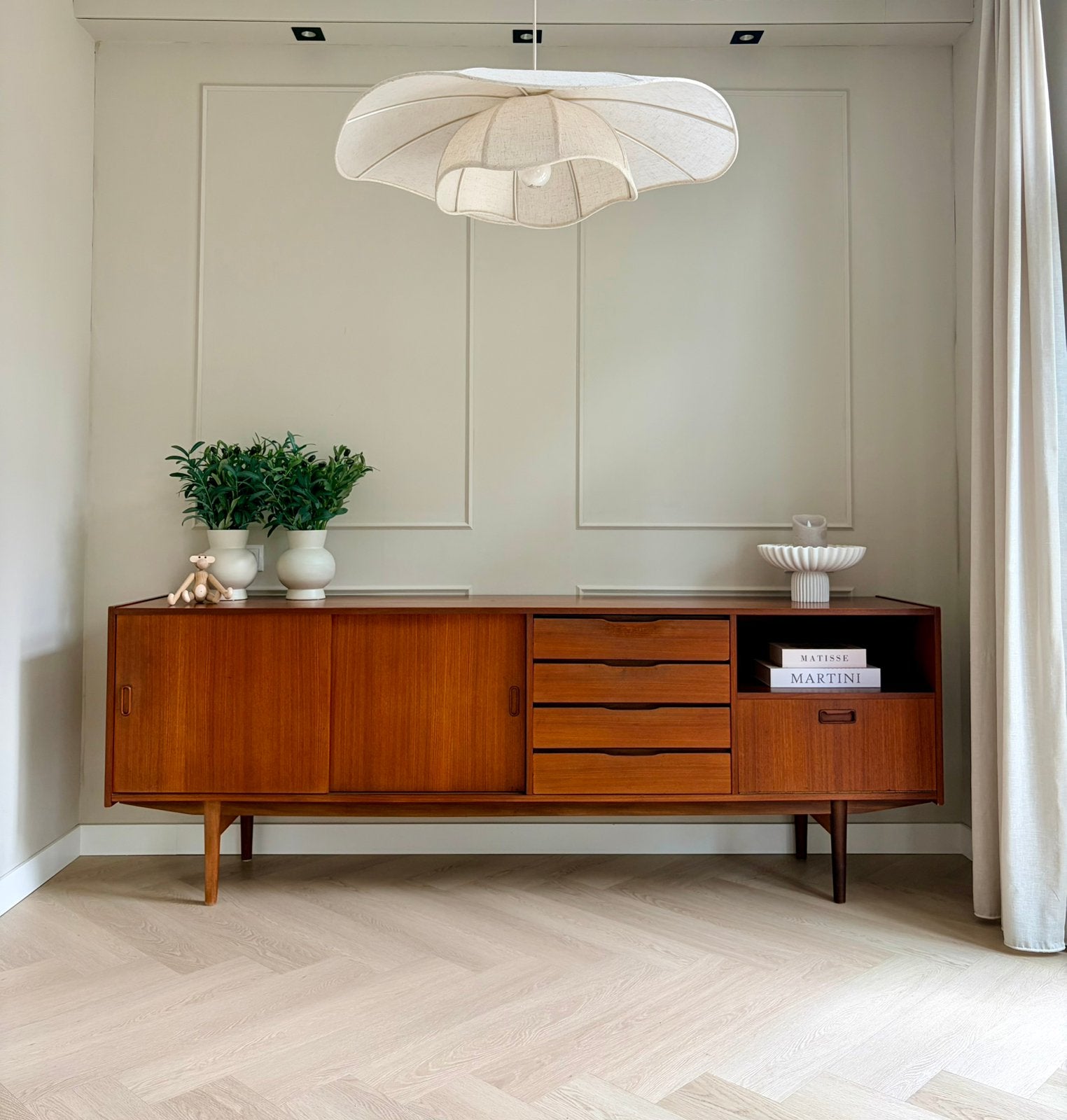 🤎Vintage dressoir lowboard kast teak Topform jaren 60 retro, Huis en Inrichting, Kasten | Dressoirs, Ophalen, Zo goed als nieuw
