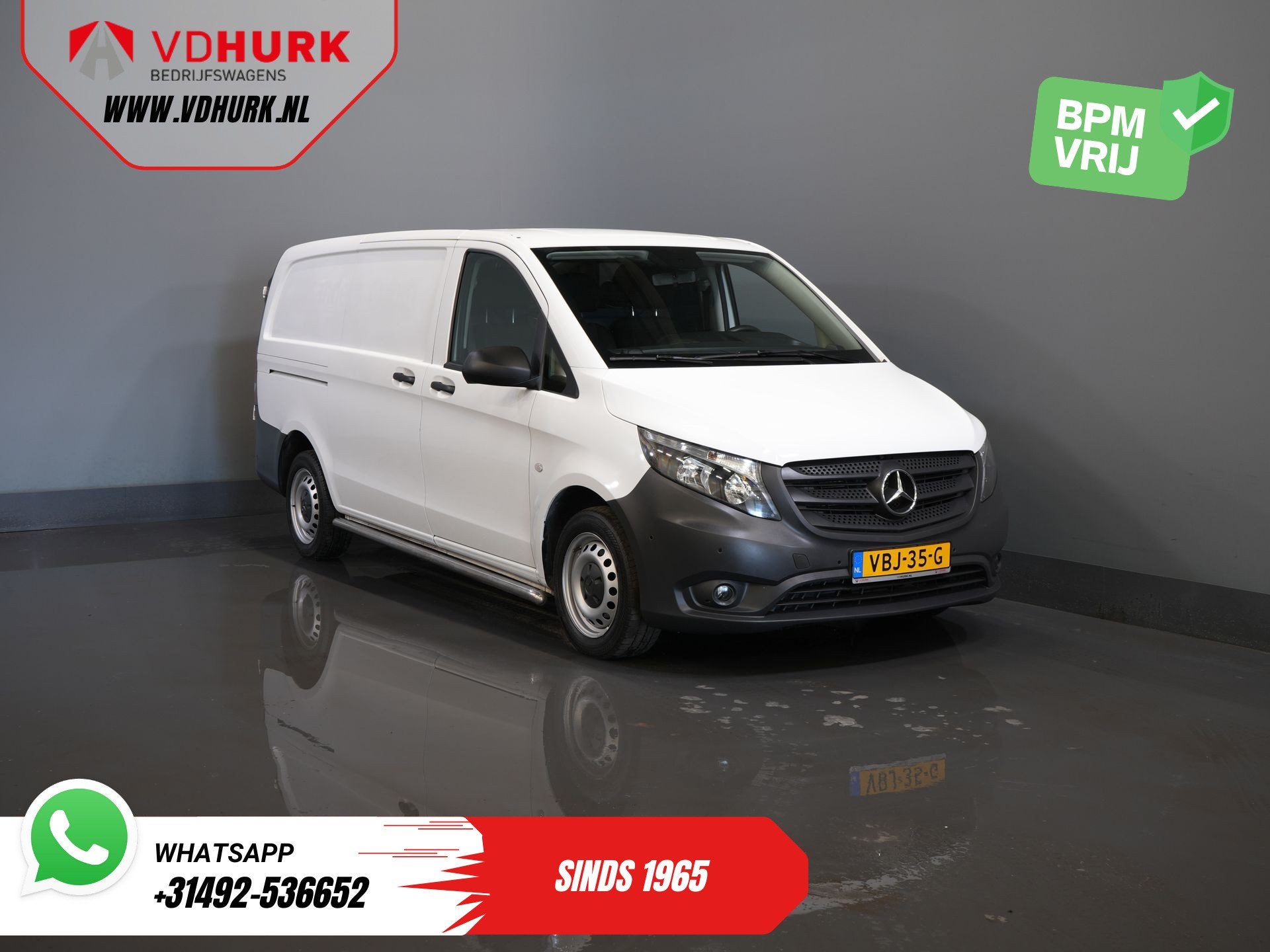Mercedes-Benz Vito 114 CDI Aut. L2 NL Auto/ Cruise/ Navi/ Ca, Automaat, Gebruikt, Euro 6, 4 cilinders