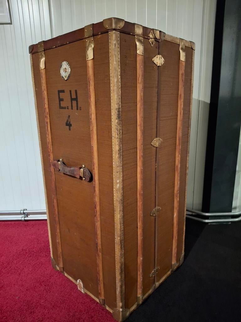Antieke Madler Reiskoffer / Kledingkoffer uit 1920, Ophalen