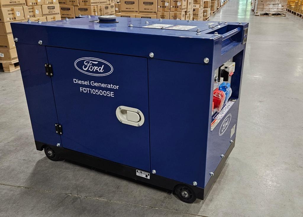 Diesel Aggregaat / Generator 6.3 / 7.9 KVA - 230/400V. NIEUW, Doe-het-zelf en Verbouw, Dieselolie, Geluidgedempt, Nieuw, Ophalen of Verzenden