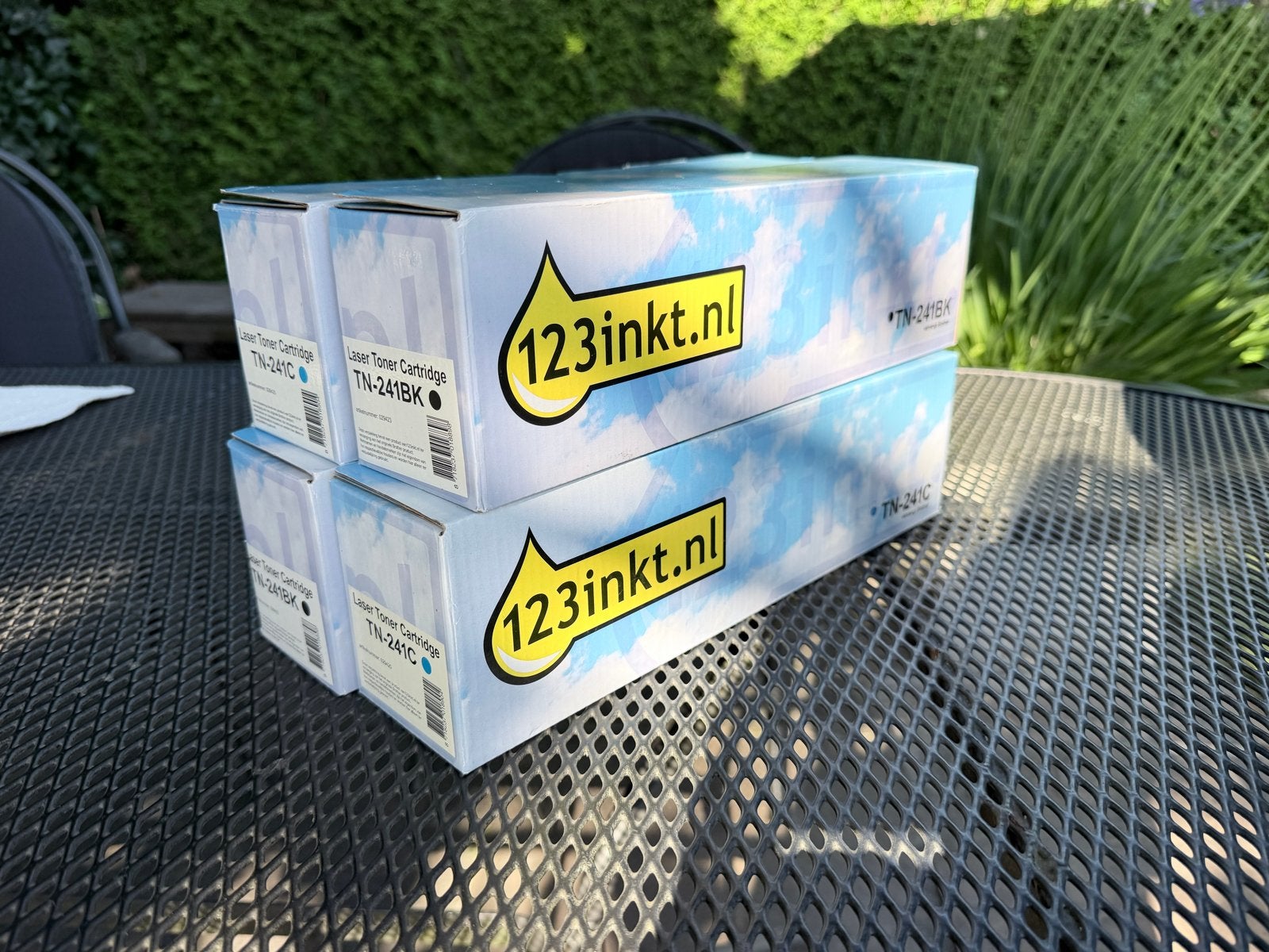Toner kits Brother TN-241BK (3x) en TN-241C (1x), Ophalen, Nieuw, Toner