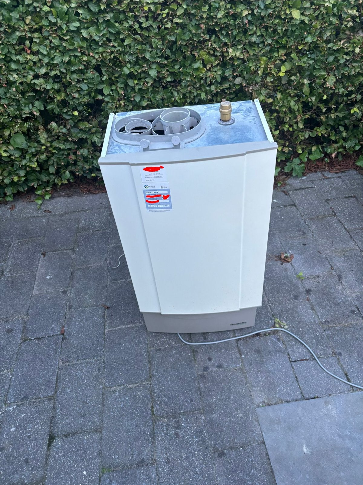Remeha Quinta 35c werkend gedemonteerd lekke driewegkle, Doe-het-zelf en Verbouw, Ophalen, Gebruikt, Hoog rendement (Hr), Cv-ketel of Combi-ketel