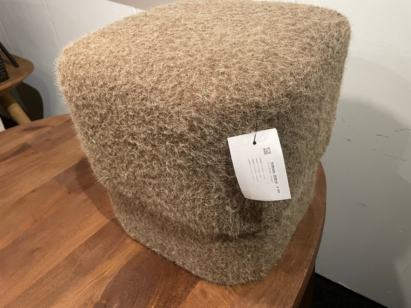 Nieuwe Kelso Poef 40x40 cm, Ophalen, Minder dan 50 cm, Vierkant, Nieuw
