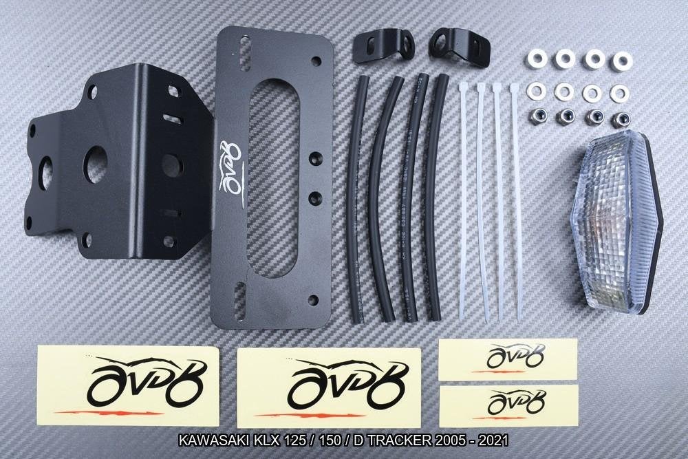 Kentekenplaathouder KAWASAKI KLX 125 150 DTRACKER 2005 2021, Ophalen of Verzenden, Nieuw