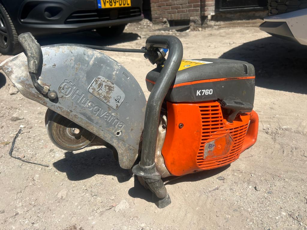 Husqvarna K760 bandenzaag, Tuin en Terras, Ophalen of Verzenden, Zo goed als nieuw