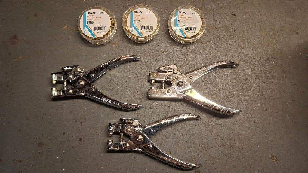 3x KW-Trio Gaatjestangen oogjestangen met hechtringen., ,, Overige typen, Nieuw, Ophalen of Verzenden