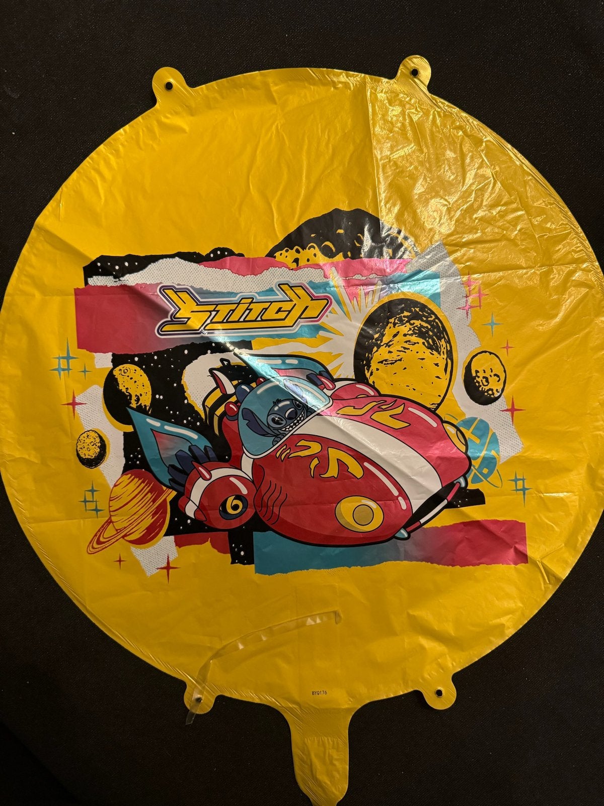 Stitch folie ballon rond 45cm, Hobby en Vrije tijd, Ophalen of Verzenden, Nieuw, Versiering, Verjaardag