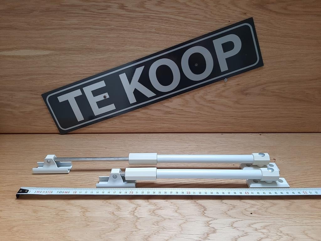 Telescopische raamuitzetter raamboom 2x., Doe-het-zelf en Verbouw, Hang- en Sluitwerk, Ophalen, Zo goed als nieuw, IJzer, Overige typen