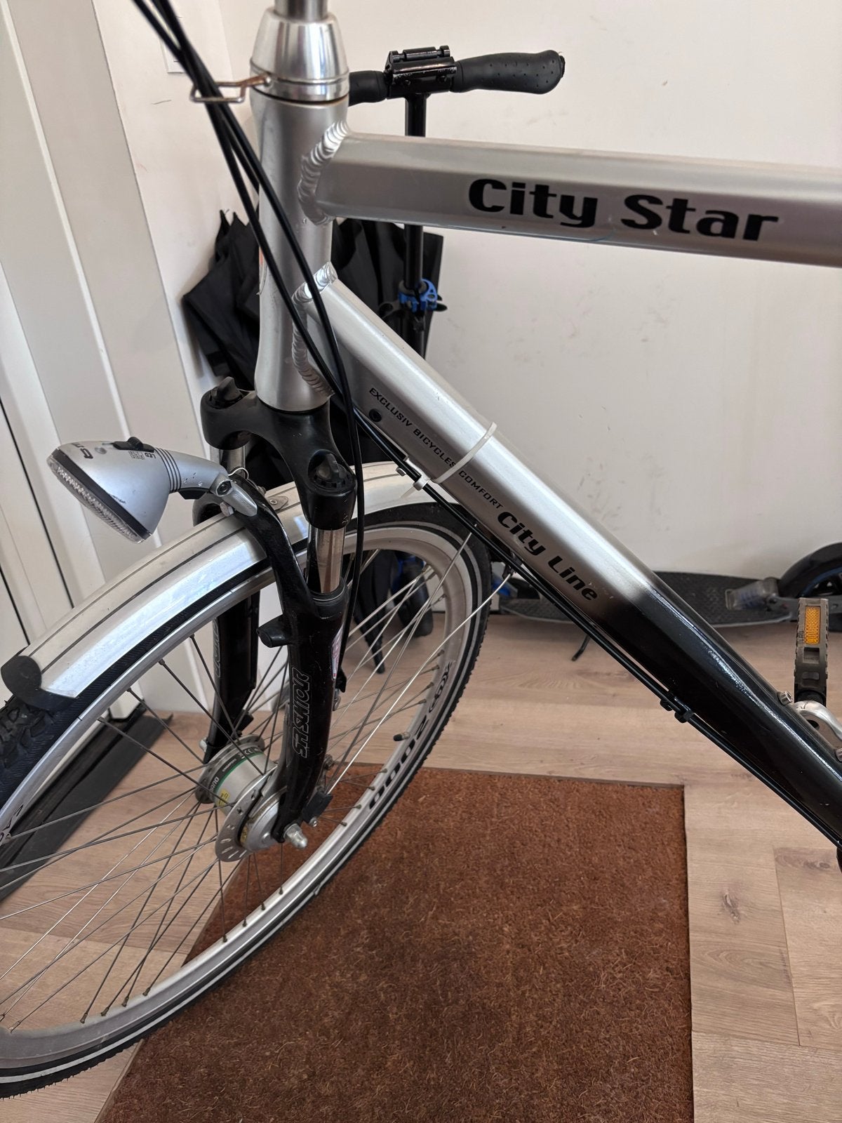 Herenfiets 28 inch - City Star City Line, Fietsen en Brommers, 53 tot 57 cm, Ophalen, Gebruikt, Overige merken