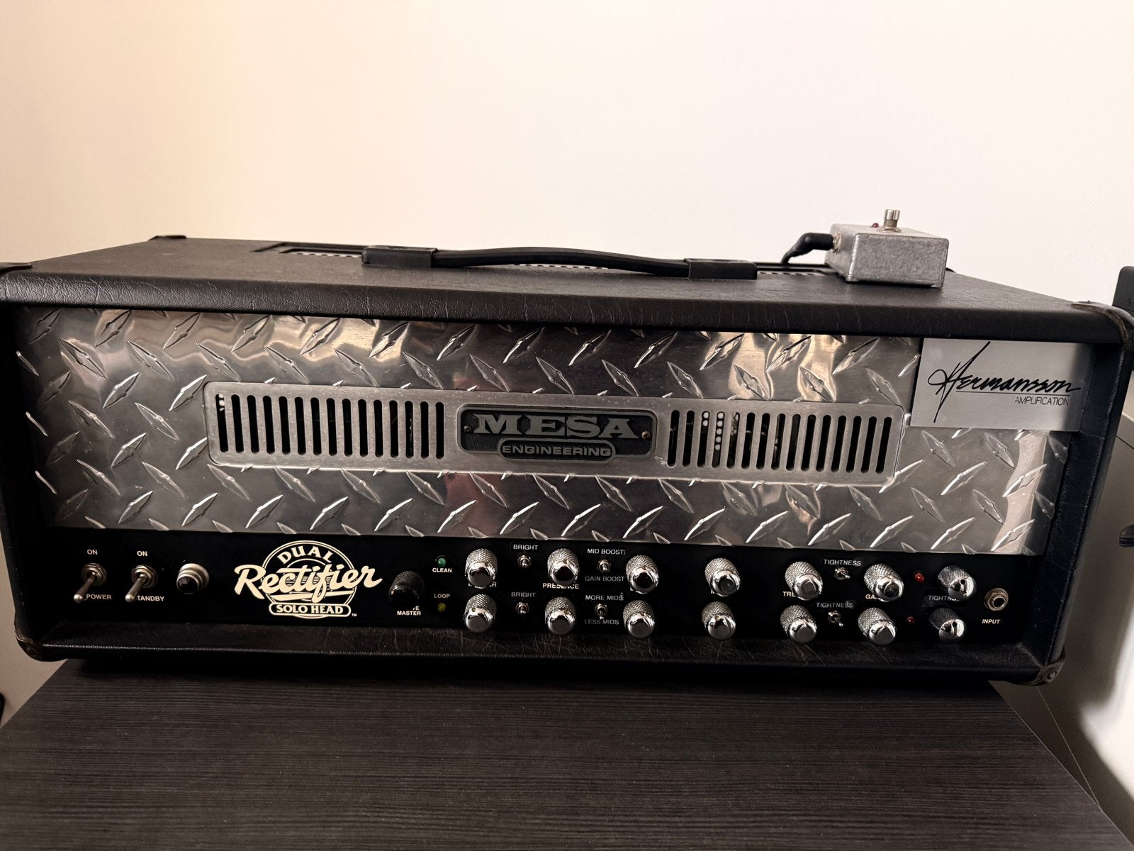 Mesa Boogie Dual Rectifier Rev G Hermansson, Ophalen, Gebruikt, Gitaar, 100 watt of meer