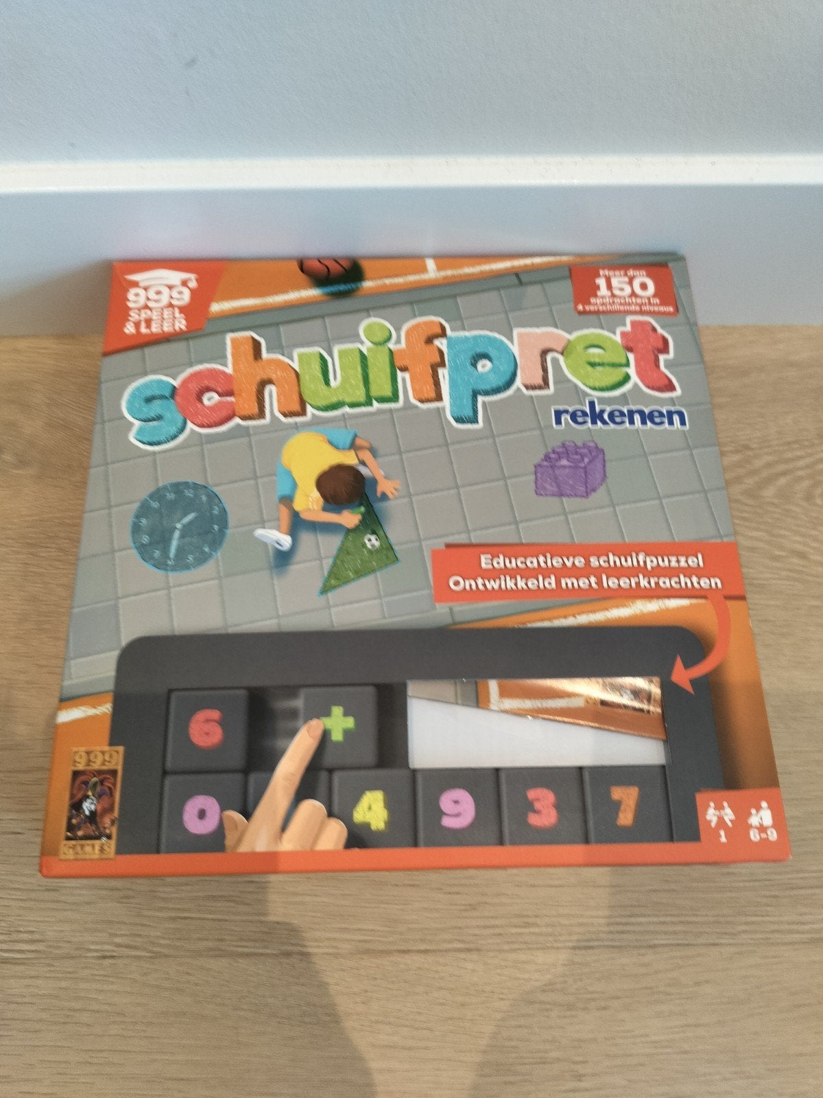 999 Games Schuifpret Rekenen - Educatieve Schuifpuzzel, Ophalen of Verzenden, Zo goed als nieuw, Puzzelen