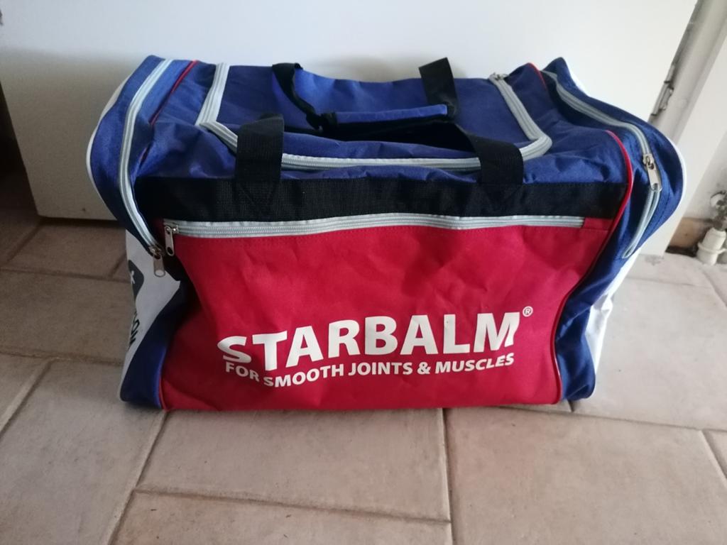 Starbalm Sporttas Blauw/Rood - Ideaal voor Sport & Reizen, Ophalen of Verzenden, Gebruikt, Unisex volwassen