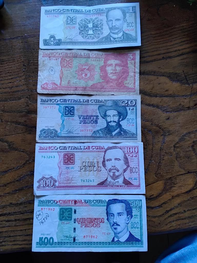 Bankbiljetten cuba, Ophalen of Verzenden, Noord-Amerika, Setje
