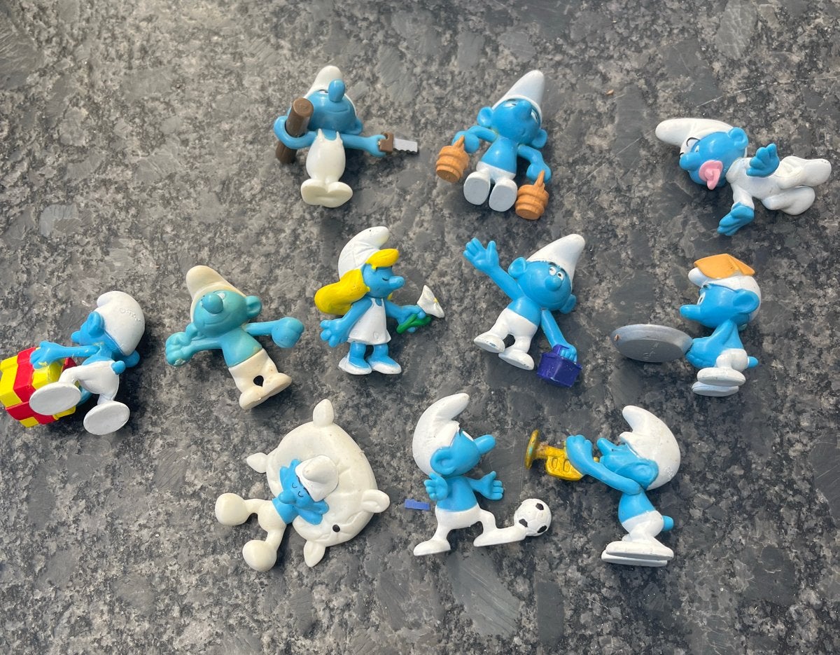 Smurfen figuren collectie - 11 verschillende Smurfen, Ophalen of Verzenden, Verschillende Smurfen, Poppetje, Figuurtje of Knuffel