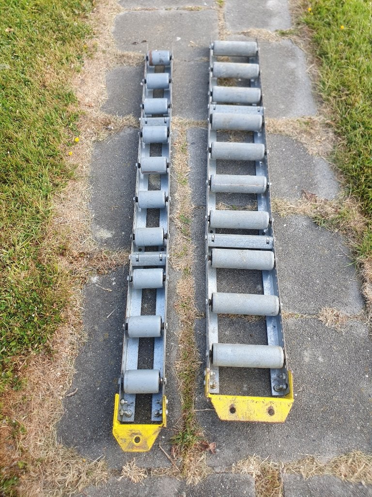 Rolband 2x industrieel, Tuin en Terras, Ophalen, Gebruikt