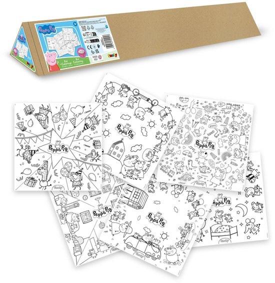 10 stuks  Peppa Pig Kinder Kleurenset - 10 Kleurplaten, Verzenden, Nieuw, Overige typen