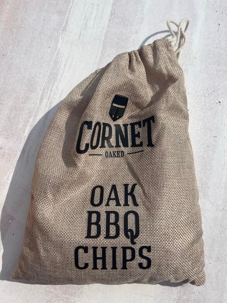 Cornet Oaked Oak BBQ Chips - Rookhout voor BBQ, Tuin en Terras, Ophalen of Verzenden, Nieuw