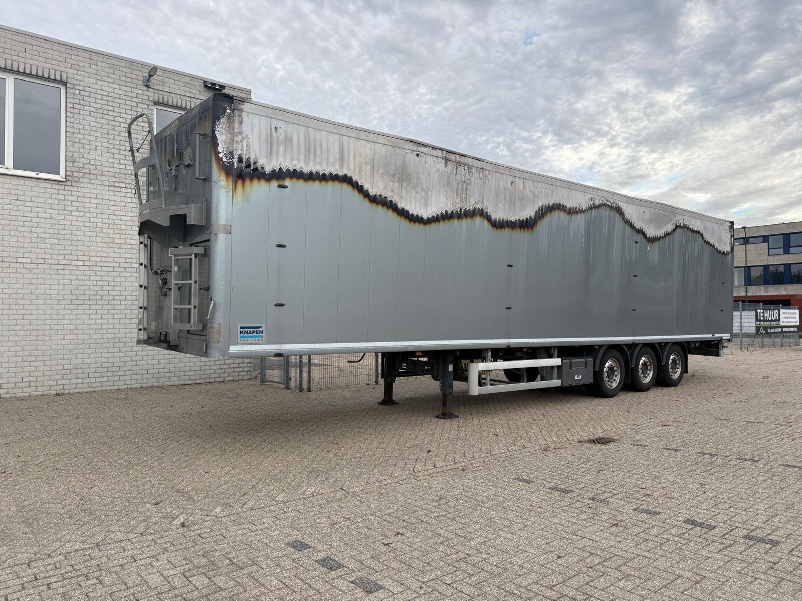 Knapen Trailers K200 KT01 Lift Axle + Funk (bj 2020), Overige brandstoffen, Origineel Nederlands, Zilver of Grijs, Aanhangers en Opleggers
