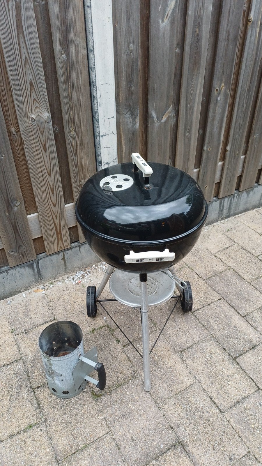 Weber One Touch Silver 47 cm BBQ, Tuin en Terras, Ophalen, Gebruikt, Weber