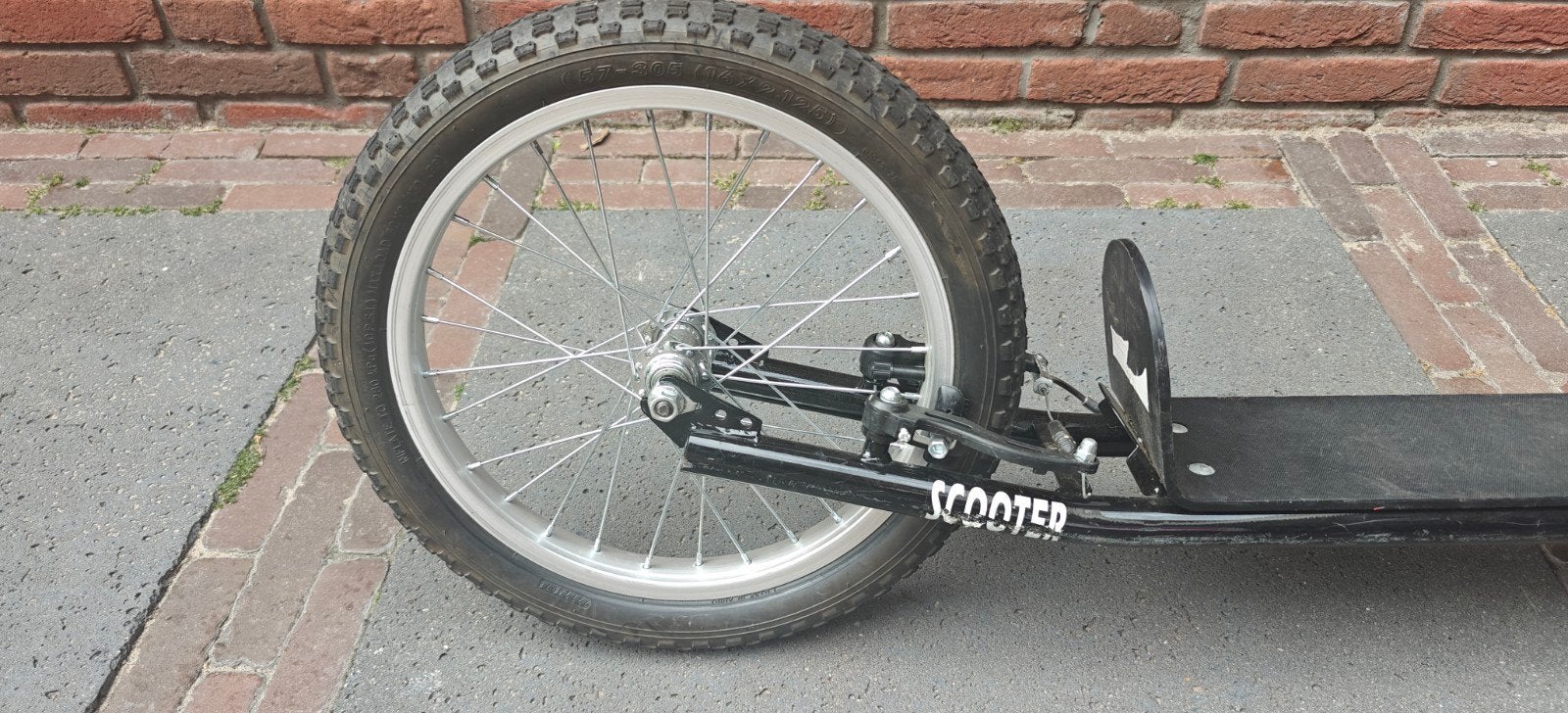 Stoere step met grote wielen - Ideaal voor avontuur!, Ophalen, Urban Scooter, Zo goed als nieuw, Gewone step