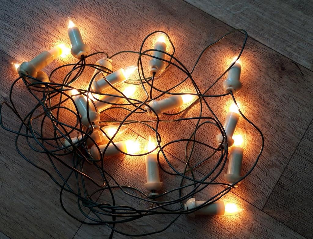 Kerstverlichting  (Vintage), Diversen, Kerst, Ophalen of Verzenden, Zo goed als nieuw