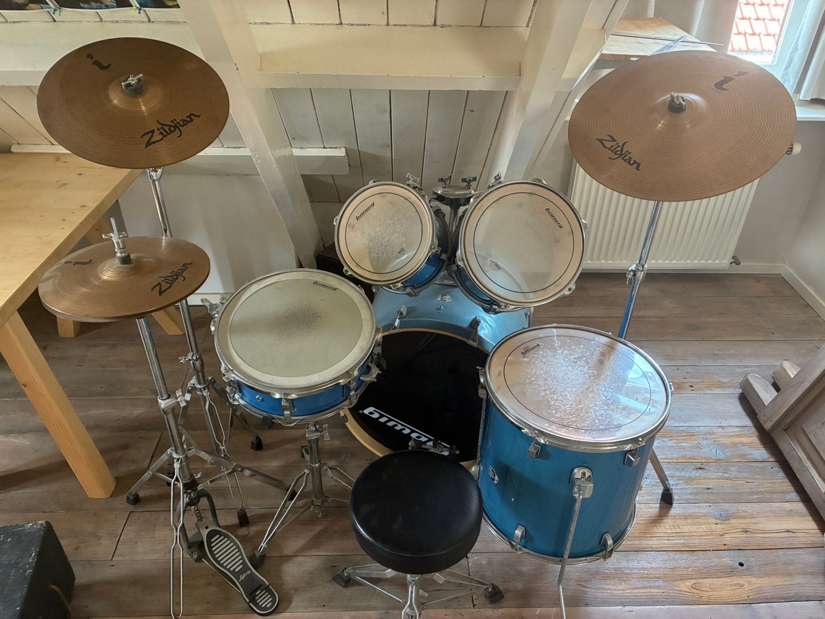 Ludwig drumstel, Muziek en Instrumenten, Ophalen, Zo goed als nieuw, Ludwig