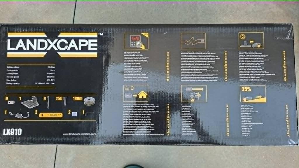 Nieuwe grasmaairobot Landxcape, Ophalen, Nieuw, LANDXCAPE, Minder dan 20 cm